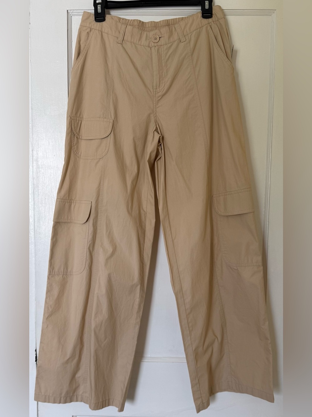 Wild Fable Beige Cotton Cargo Pants
